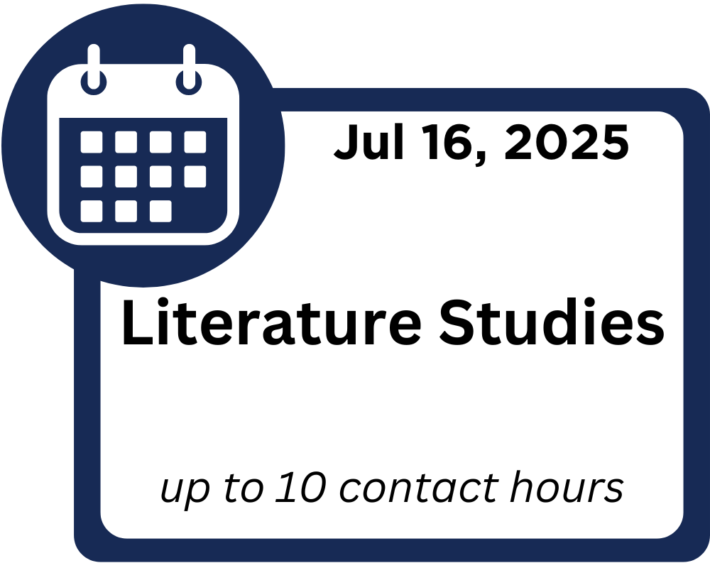 July 16, 2025. Literature studies up to 10 contact hours